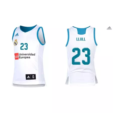 Camiseta Niñ@ Réplica Sergio Llull #23# R. Madrid 2017/18 (1ª Equipación)