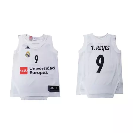 Camiseta Niño Réplica Felipe Reyes #9# R. MADRID 2018/19 (1ª Equipación)