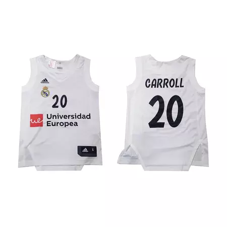 Camiseta Niño Réplica Jaycee Carroll #20# R. MADRID 2018/19 (1ª Equipación)