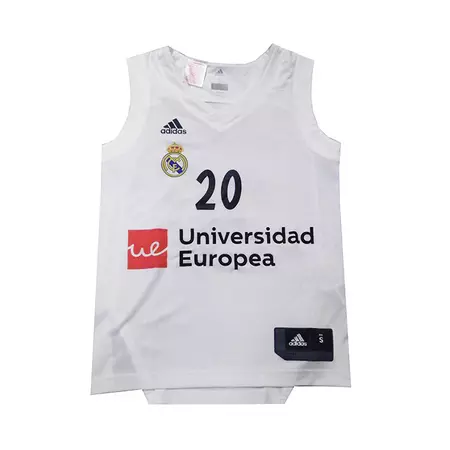 Camiseta Niño Réplica Jaycee Carroll #20# R. MADRID 2018/19 (1ª Equipación)