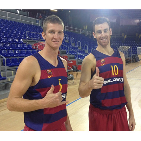 Camiseta Réplica #10# Claver Barcelona Basket