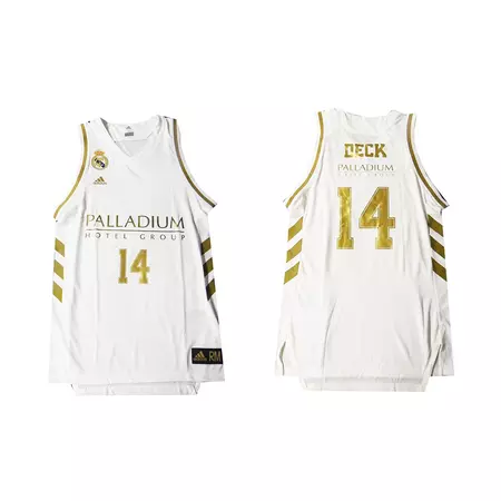 Camiseta Réplica Adulto DECK #14# Real Madrid Basket (1ª equipación)