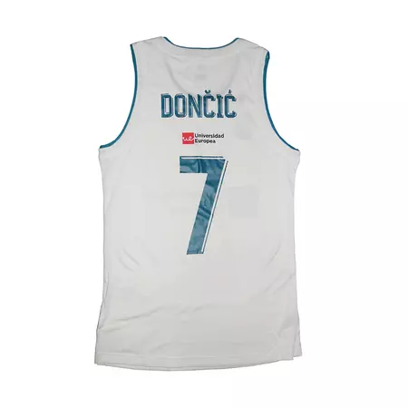 Camiseta Réplica Luka Doncic #7# R. Madrid 2017/18 (1ª Equipación)