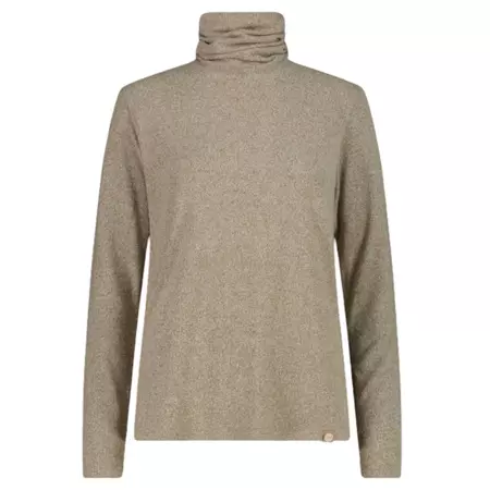Campagnolo Heathered Turtleneck Sweater "Tabacco"