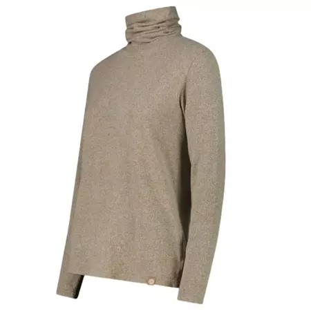 Campagnolo Heathered Turtleneck Sweater "Tabacco"