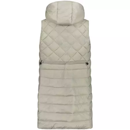 Campagnolo Long Hooded Vest with Diamond Quilting