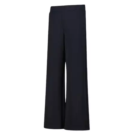 Campagnolo Long Wide-leg Trousers Modal "Black"