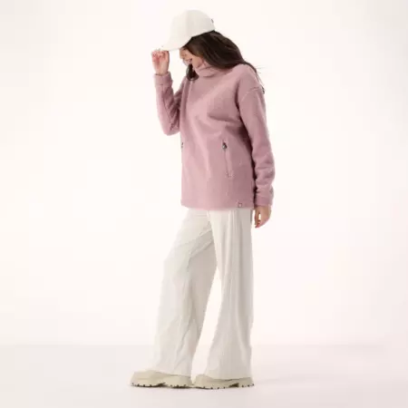 Campagnolo Women's faux fur teddy sweatshirt "Romantic Rose"