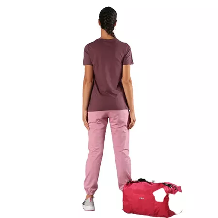 Campagnolo Women's T-shirt in Organic Cotton "Plum"