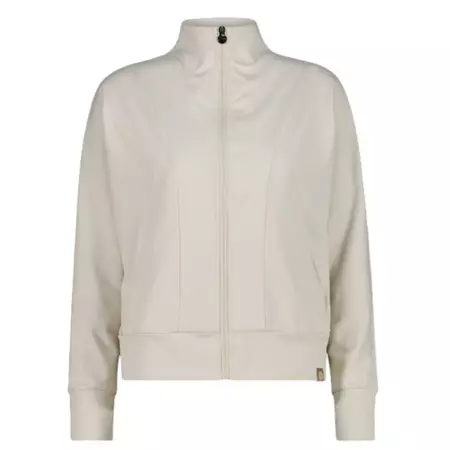 Campagnolo Zip-up Sweatshirt with High Neck "Avorio"