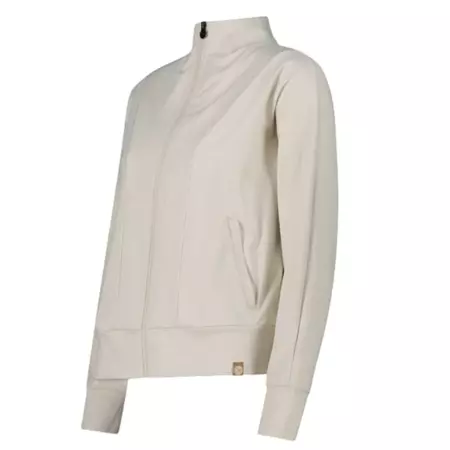 Campagnolo Zip-up Sweatshirt with High Neck "Avorio"
