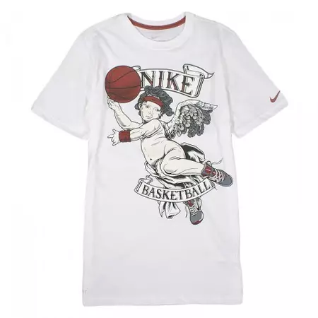 Nike Camiseta Basketball Cherub (100/blanco)