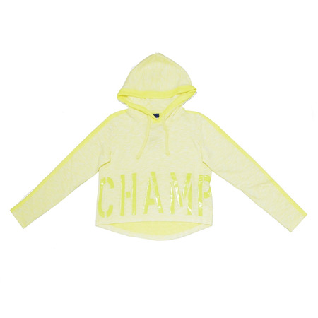 Champion Authentic Customfit Hooded Crop Top W (Volt Green)