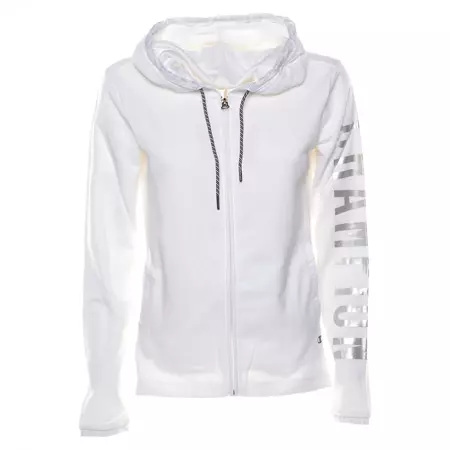 Champion Authentic Hooded Full Zip Sweat W (White)