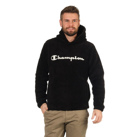 Champion Authentic Legacy Sherpa Top Hooded Fleece "Black"