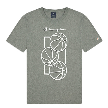 Champion Basketball Legacy Graphic Front Print Tee "Gray"