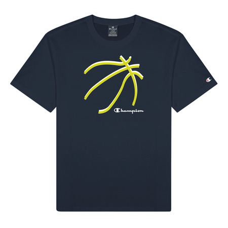 Champion Basketball Legacy Graphic Front Print Tee "Navy"