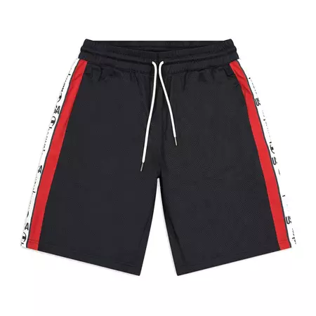 Champion Basketball USA Script Logo Tape Bermuda Mesh "Navy"