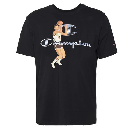 Champion Basketball Vintage 1P Script Logo T-Shirt "Black"