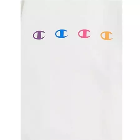 Champion Girl Crewneck Sweatshirt "White"