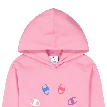 Champion Girl Hooded Sweatshirt "Pink"
