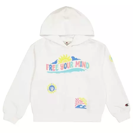 Champion Girls Hooded Sweatshirt "White"