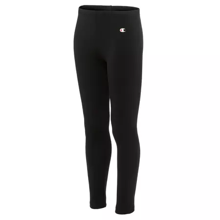 Champion Girls Leggings Legacy Logo C "Black"