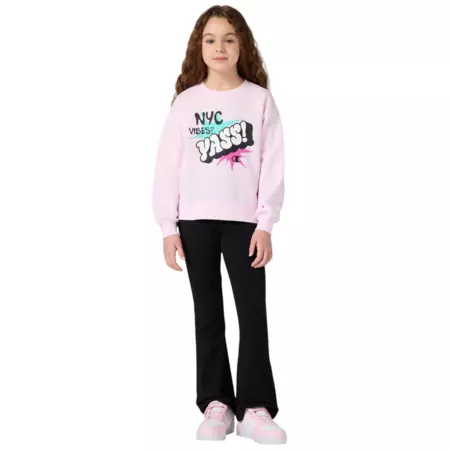Chándal Niña Champion Con Interior Afelpado Con Gráfico "Pink"