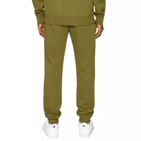 Pantalón con PuñosChampion Icon Pocket Zip Rib Cuff Fleece Slim Fit "Green"