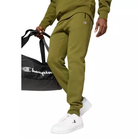 Pantalón con PuñosChampion Icon Pocket Zip Rib Cuff Fleece Slim Fit "Green"