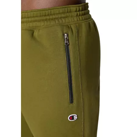 Pantalón con PuñosChampion Icon Pocket Zip Rib Cuff Fleece Slim Fit "Green"