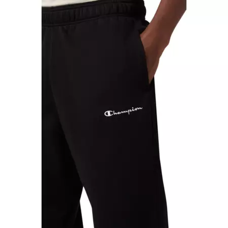 Pantalón con Dobladillo Recto Champion Icons Men’s Straight Hem Fleece "Black"