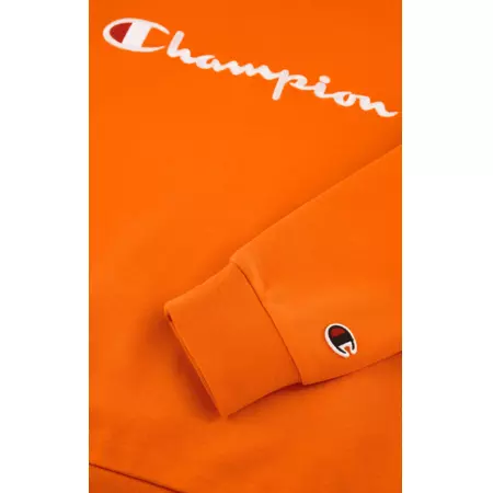 Champion Kids Big Logo Fleece Sweatshirt "Orange"