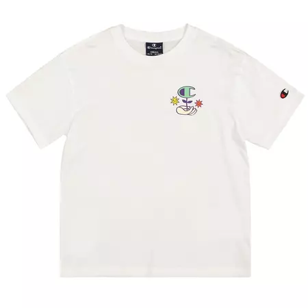 Champion Kids Crewneck T-shirt "White"