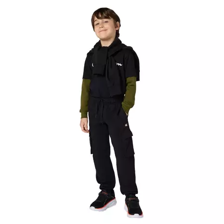 Champion Kids Fleece Cargo Pants Icons "Black"