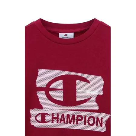 Champion Kids Graphic Crew Neck Sweatshirt "Red"