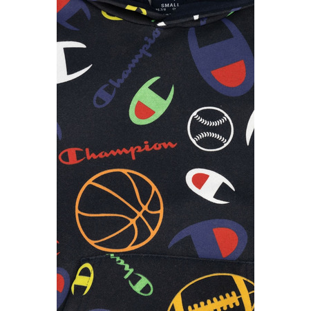 Champion Kids Legacy Basketball Print Fleece Hooded Sweatshirt