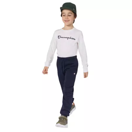 Champion Kids Rib Cuff Fleece Pants Icons "Navy Blue"