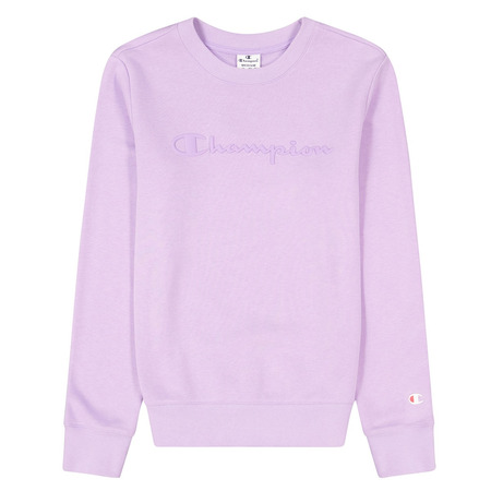 Champion Legacy Big Logo Crewneck Sweatshirt "Pastel Lilac"