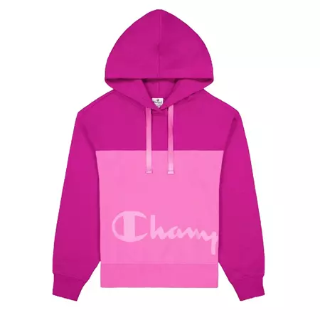 Champion Legacy Hooded Sweatshirt with Colorful Details "Pink"