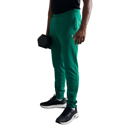Champion Legacy Icon Rib Cuff Pants C Logo "Dark Green"