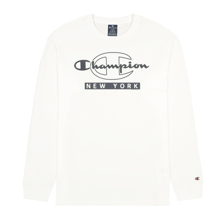 Champion Legacy New York Graphic Print Long-Sleeve T-Shirt "White"