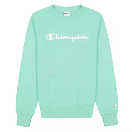Champion Legacy Wm´s Front Script Logo Sweatshirt "Lime Green"