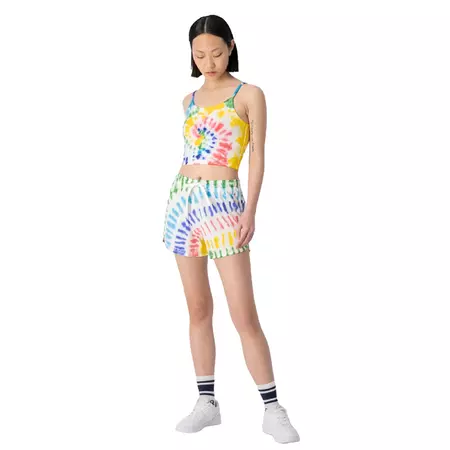 Champion Legacy Wm´s Tie Dye High-Waist Shorts "White"