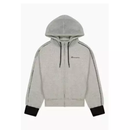 Champion Legacy Wmns Sport Hooded full zip Sweatshirt "Grey"