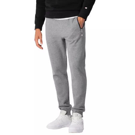 Champion Legacy Zipped Pocket Fleece Cuffed Joggers "Dark Grey"