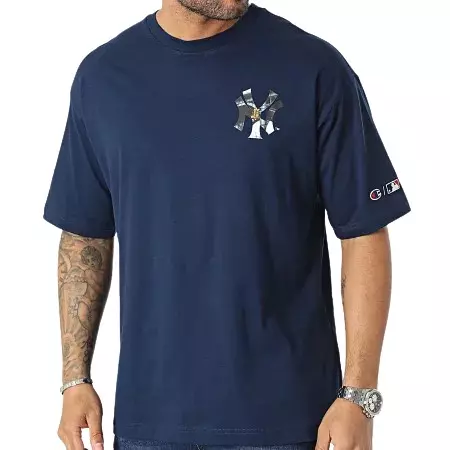 Champion MLB Rochester Cotton NY Yankees Tee "Navy"