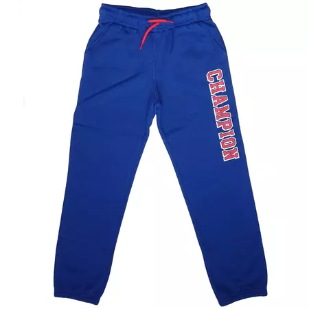 Champion Pantalón Niño Athletic Logo Cuff (royal/rojo/blanco)