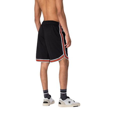 Champion Retro Basketball Mesh Shorts "Black-Red"