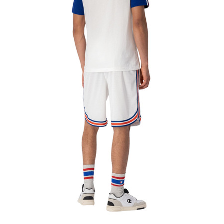 Champion Retro Basketball Mesh Shorts "White-Blue"